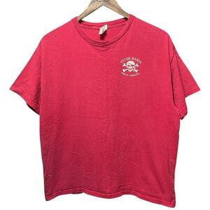 outer Banks North Carolina small skull crossbones graphic funny humor pirate Tee